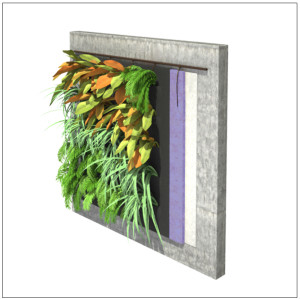 Fire-Resistant Green Wall Systems