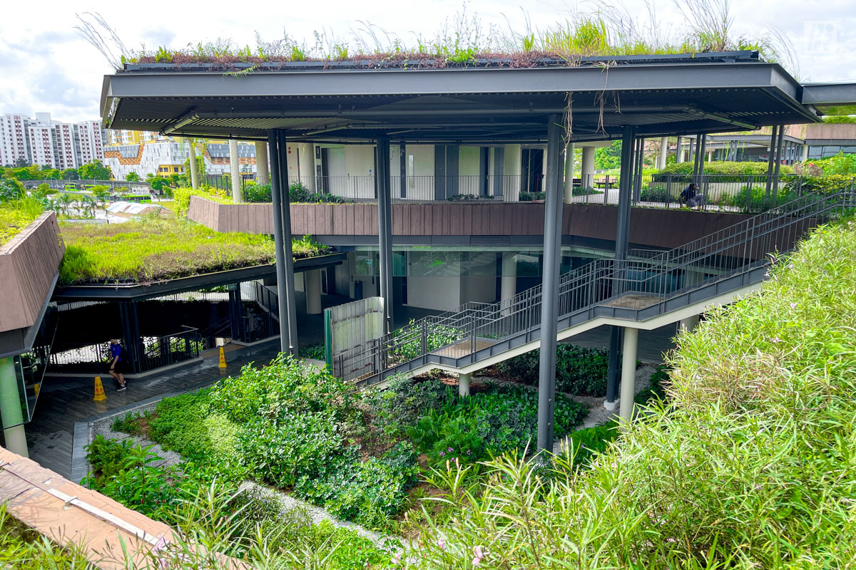 Extensive Green Roof - Atrium - Green Building