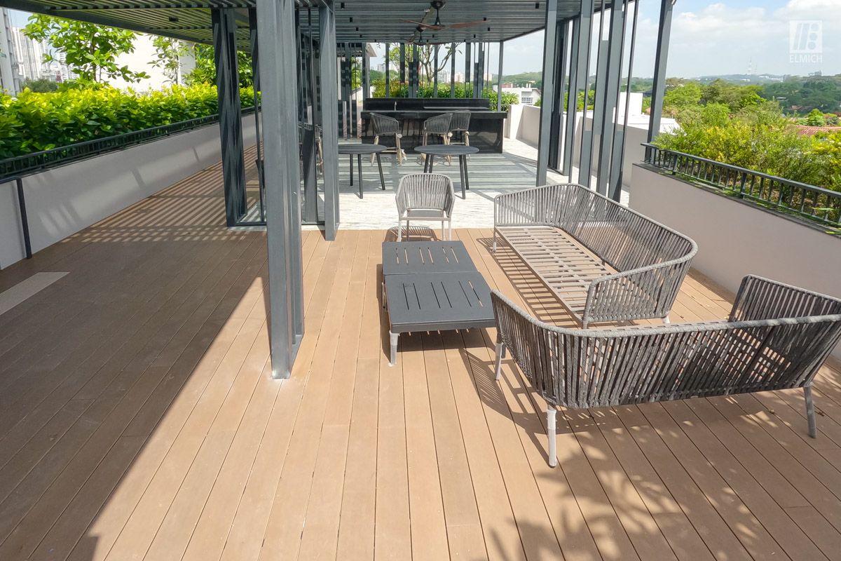 Sky Lounge 2 - Gourmet Pavilion - Raised Deck - Condominium Sky Terrace