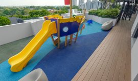 Children Playground - Raised Paver Construction - Condominium Sky Terrace
