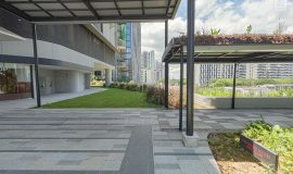 Punggol Digital District | SIT Punggol | Sky & Roof Gardens | Rain Gardens | Fire Engine Accessway